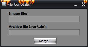 File Concealer main window